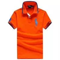 polo coton tee shirt pique slim fit classic orange france